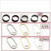 Back Camera Glass ring for iPhone 8P